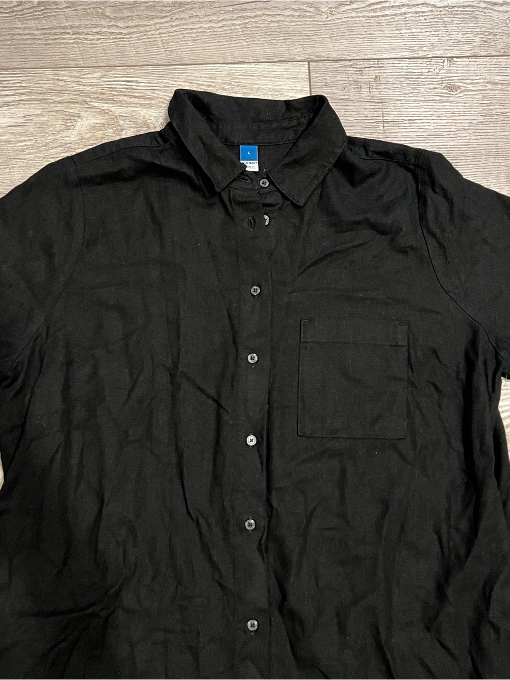 NWT Old Navy Linen-Blend Shirt Dress | Size Large - Picture 5 of 8